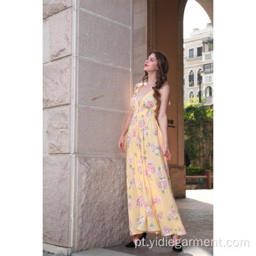 Vestido Maxi Floral de Senhora